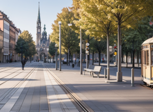 Stuttgart: Un bărbat s-a comportat indecent în fața unor adolescenți la o stație de tramvai