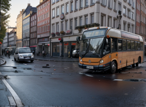 Șofer beat și fără permis a intrat cu scuterul într-un autobuz în Gelsenkirchen: Răniți în urma coliziunii