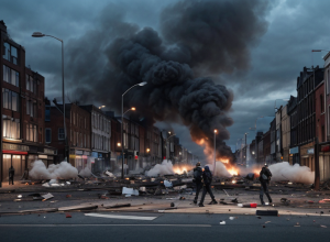 Irlanda de Nord: Tulburări pe străzi pentru a doua zi, se folosesc cocteiluri Molotov