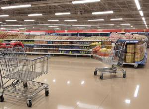 Hoț beat prins la furat într-un supermarket din Germania: Ajutat de clienți