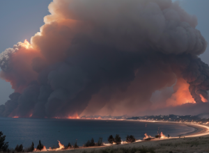 Incendii masive în Croația: Turiștii și localnicii evacuați în apropiere de Split