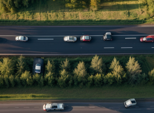 Accident grav în Germania din cauza soarelui orbitor: doi răniți