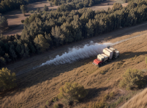 Incendiu de vegetație lângă Mainz, detectat de un pilot: Pompierii au acționat rapid și avertizează asupra riscului