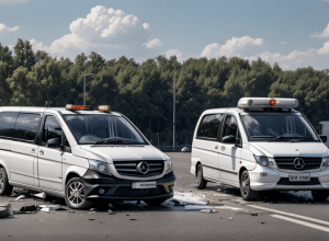 Accident în Germania: Şoferul Toyota nu a acordat prioritate, trei răniţi uşor