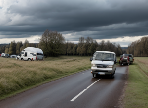 Accident grav în Germania: Șofer de furgonetă a intrat pe contrasens și a rănit grav un motociclist