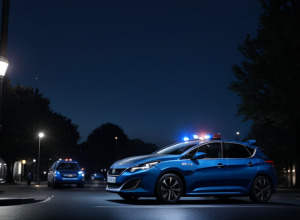 Doi șoferi beți, reținuți de poliție în Schwerin: Unul a evitat la limită un agent, ambii fără permis
