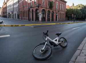 Șofer de Mercedes implicat într-un accident cu un biciclist în Germania a fugit de la locul faptei: Poliția caută un bărbat vârstnic