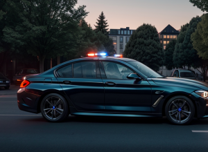 Șofer de BMW (21 de ani) a fugit de poliție cu 140 km/h în Osnabrück, Germania