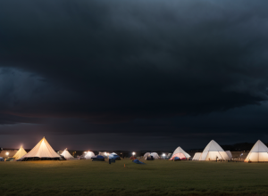 Rock am Ring sub asaltul vremii: Ploi torențiale, vijelii și noroi la festivalul din Germania