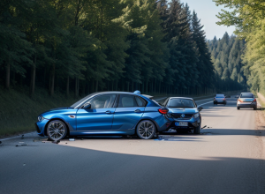 Șofer beat la volan: A provocat un accident grav cu BMW-ul lângă Rostock, Germania