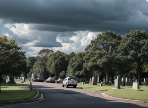Adolescent pe scuter, urmărit de poliție printr-un cimitir în Germania