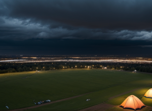 Furtună, ploi torențiale și frig la festivalul Rock am Ring din Germania: Mii de fani, în bătaia vremii