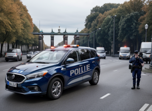 Polițist din Berlin a făcut selfie cu rapperi celebri: Acum are probleme