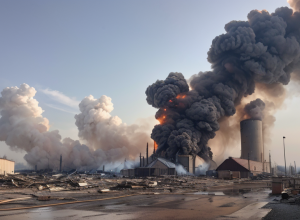 Incendiu uriaș în Germania: Poliția suspectează o incendiere intenționată pe fond antisemit din cauza steagurilor Israel