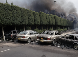 Germania: Incendiu cauzat de un bărbat ce ardea buruieni - Mașini făcute scrum în Bergkamen