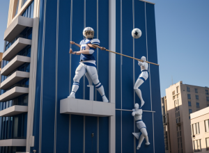 Noul tricou Hertha Berlin, dezvăluit printr-un mural uriaș în Kreuzberg