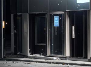 Explozie la un bancomat în Germania: Un martor a încercat să oprească hoții cu o bară de fier, dar a ajuns la spital
