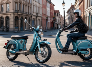 Adolescent din Nordhausen, urmărit de poliție pe un moped modificat