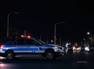 Șofer de Audi a încercat să lovească un polițist la Berlin și a fugit de la locul faptei
