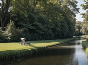 Moment de Groază în Germania: Căruciorul cu un bebeluș de 17 luni s-a rostogolit în canal, părinții au sărit imediat să-l salveze