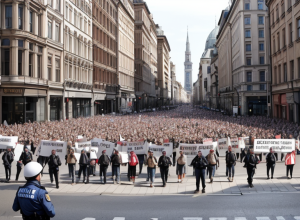 Demonstrații Pașnice în Hamm, Germania: Activiști de Dreapta și de Stânga au Protestat Fără Incidente