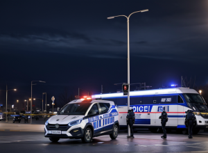 Minor arestat în Dresda, lângă gară, în baza unui mandat, după o bătaie violentă