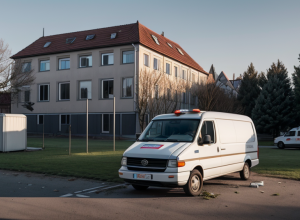 Șofer a vizat polițiste cu o autoutilitară în Seesen, Germania, în încercarea de a le lovi