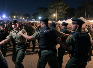 Femeie a agresat agenți de securitate la un festival în Germania