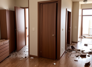 Un bărbat beat din Gera, Germania, a greșit apartamentul și a vandalizat ușa