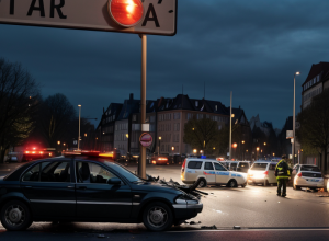 Accident grav în Germania: Șase răniți, printre care copii, după ce un șofer de 18 ani ar fi participat la curse ilegale în Recklinghausen