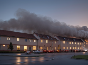Incendiu la un liceu din Germania: Pagube de milioane de euro în Rheine