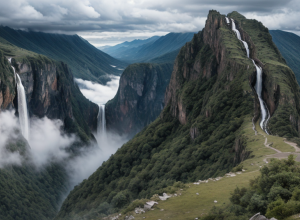 Cascada de Nori din China: Un Fenomen Natural Spectaculos pe Muntele Jinfoshan