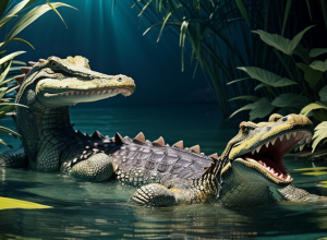 Imagini uluitoare din Florida: Un aligator a prins un pește, momentul "șocant" surprins de fotograf