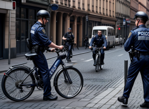 Frankfurt: Bărbat arestat după ce a atacat proprietarul unei biciclete electrice cu o bară de fier