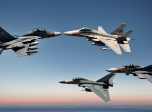 Premieră istorică în spațiul aerian: Un F-16 ucrainean ar fi doborât în premieră un Su-35 rusesc