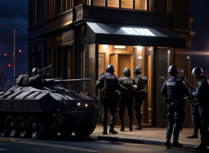 Poliția din Zurich a luat cu asalt un bar cu blindate și grenade asurzitoare