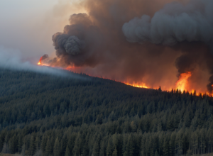 Incendiu forestier major în Harz, Germania: Vântul puternic extinde flăcările, 8 hectare afectate