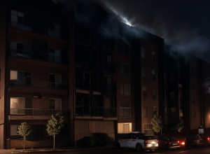 Trei blocuri incendiate intenționat: 40 de oameni salvați, ancheta vizează tentativă de omor