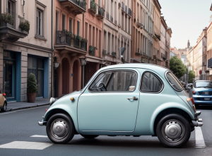 Locuitoare din München și-a cumpărat microcar ecologic ca să fie "verde", dar primește amenzi pentru parcare