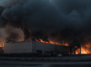 Incendiu masiv la o fabrică de prelucrare a lemnului din Germania, pagube de un milion de euro