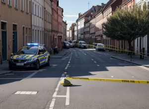 Tragedie în Osnabrück: O femeie împușcată pe stradă, presupusul atacator în moarte cerebrală
