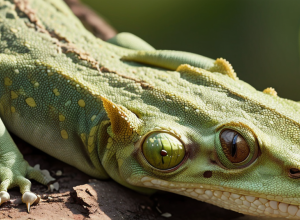 Senzație virală: Un video cu un gecko care își schimbă pielea a cucerit internetul
