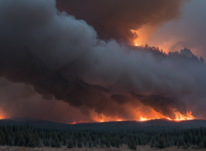Incendiu forestier major în Harz: Pompierii se tem de schimbarea vântului, flăcările continuă să facă ravagii