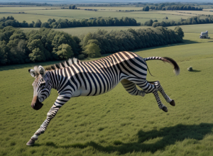 Zebra Ed, scăpată în Tennessee, a fost prinsă cu elicopterul și a devenit virală