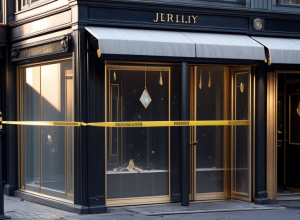 Jaf la o bijuterie din Berlin: Hoții au spart magazinul și au furat bijuterii