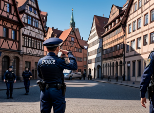 Un bărbat a fost arestat în Nürnberg, Germania, după ce a făcut salutul nazist în fața polițiștilor