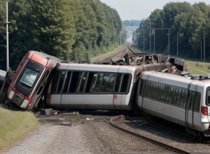 Accident Feroviar în Germania: Trenul a lovit o mașină la o trecere la nivel