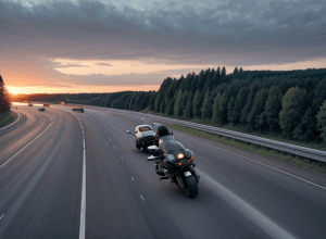 Motociclist de 20 de ani a fugit de poliție cu 200 km/h în Köln, s-a prăbușit și a fost arestat