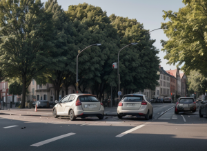 Germania: Adolescent pe trotinetă electrică a lovit o mașină și a fugit de la locul accidentului în Ahaus