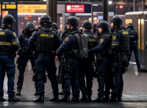 Incident în gara din Dortmund: Un bărbat beat a atacat agenții de securitate și poliția